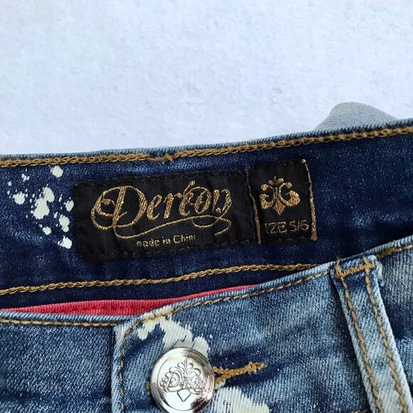 Dereon NWOT Distressed Metal Studs Skinny Jeans Juniors/Women Various - Picture 12 of 12